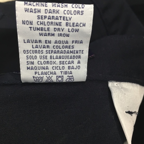 Plus Size Navy Blue Stretch Pants - 20 - Picture 5 of 5